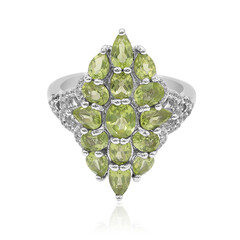 Peridot Silver Ring