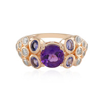 Siberian Amethyst Silver Ring