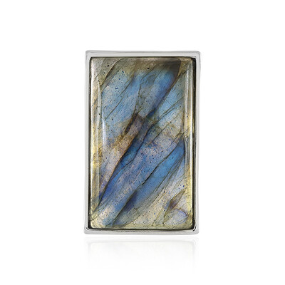 Labradorite Silver Pendant (MONOSONO COLLECTION)