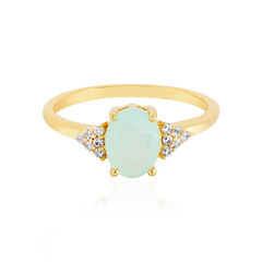 Paraiba Opal Silver Ring