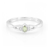 Cuprian Tourmaline Silver Ring