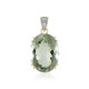 9K Rio Grande Green Amethyst Gold Pendant