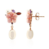 Mother of Pearl Silver Earrings