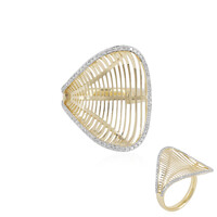 9K I1 (I) Diamond Gold Ring (Ornaments by de Melo)