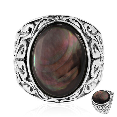 Mother of Pearl Silver Ring (Art of Nature)