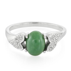 Imperial Chrysoprase Silver Ring