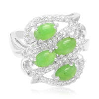 Imperial Chrysoprase Silver Ring