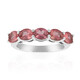 Brazilian Pink Tourmaline Silver Ring (Pallanova)