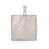 Mother of Pearl Silver Pendant (Bali Barong)