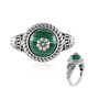 Malachite Silver Ring (Desert Chic)