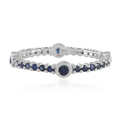 Blue Sapphire Silver Ring