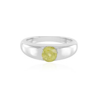 Sphene Silver Ring