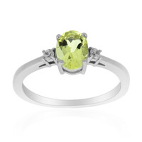 Ouro Verde Quartz Silver Ring