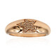 9K SI1 Argyle Rose De France Diamond Gold Ring (Annette)