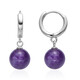 Amethyst Silver Earrings