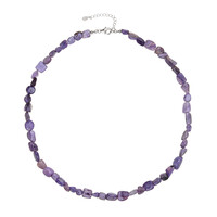 Charoite Silver Necklace