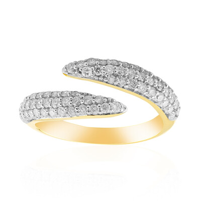 14K SI1 (G) Diamond Gold Ring (Annette)