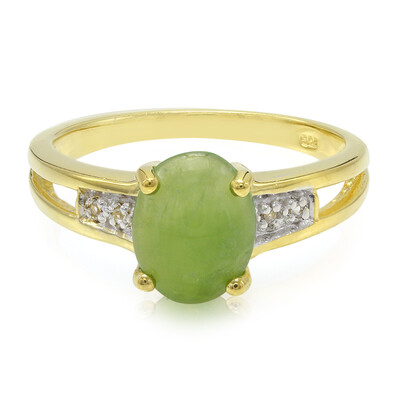 Imperial Chrysoprase Silver Ring