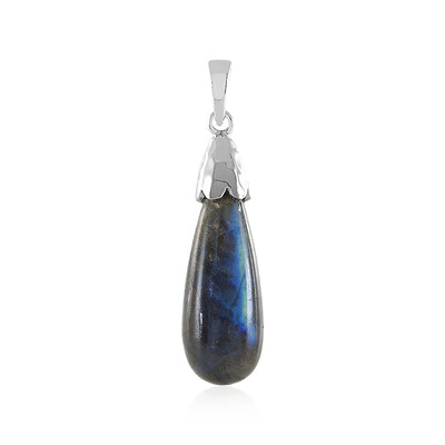 Labradorite Silver Pendant (MONOSONO COLLECTION)