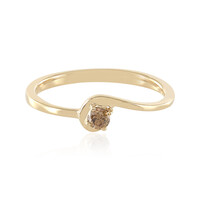 9K I2 Brown Diamond Gold Ring