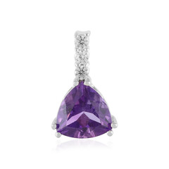 Uruguayan Amethyst Silver Pendant