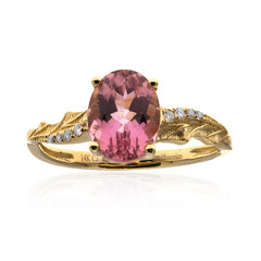 14K Congo Neon Tourmaline Gold Ring (Smithsonian)