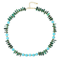 Amazonite Silver Necklace (Riya)