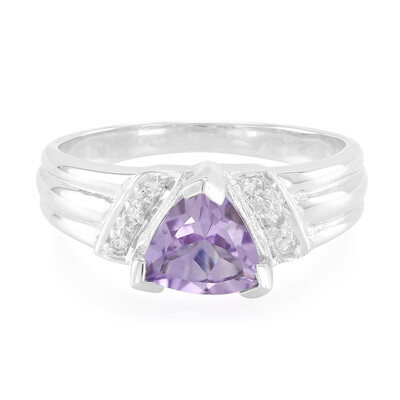 Bolivian Amethyst Silver Ring