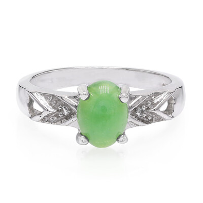 Imperial Chrysoprase Silver Ring