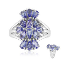 Tanzanite Silver Ring