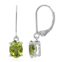 Peridot Silver Earrings