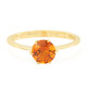 Mandarin Citrine Silver Ring