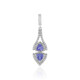 Tanzanite Silver Pendant