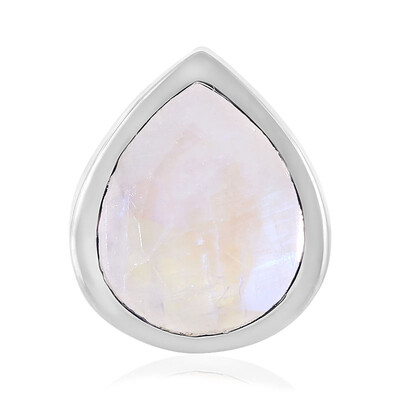 Rainbow Moonstone Silver Pendant (MONOSONO COLLECTION)