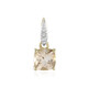 9K Madagascan Morganite Gold Pendant