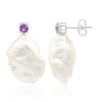 Freshwater pearl Silver Earrings (TPC)