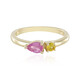 9K Unheated Ceylon Pink Sapphire Gold Ring (Adela Gold)