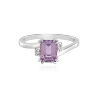 Rose de France Amethyst Silver Ring