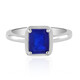 Royal Blue Spinel Silver Ring