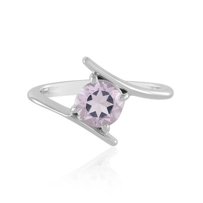 Rose de France Amethyst Silver Ring