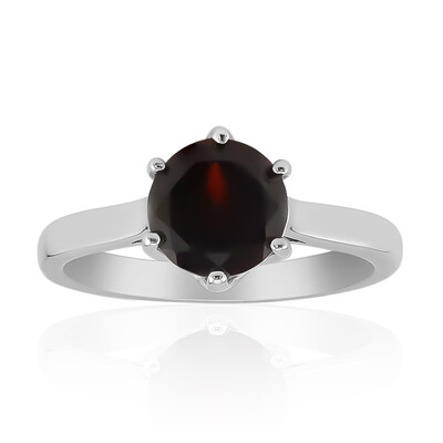 Mozambique Garnet Silver Ring