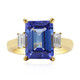 18K AAA Tanzanite Gold Ring (CIRARI)