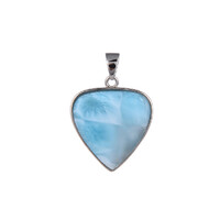 Larimar Silver Pendant