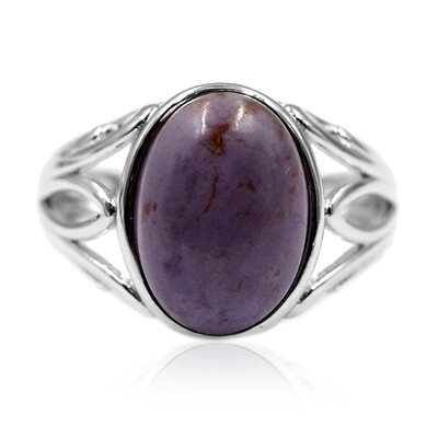 Fluorite Opal Silver Ring