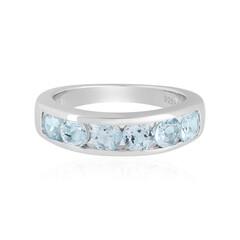 Sky Blue Topaz Silver Ring