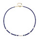 Blue Sapphire Silver Necklace