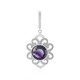 Bi Colour Fluorite Silver Pendant