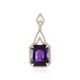 9K Zambian Amethyst Gold Pendant (de Melo)