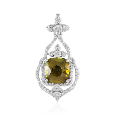 14K Sphene Gold Pendant (AMAYANI)