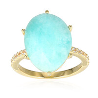 Amazonite Silver Ring